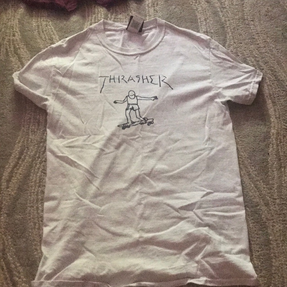 RARE white thrasher shirt